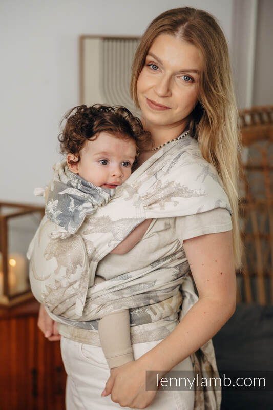 Lenny Lamb - WRAP-TAI carrier Mini with hood/ jacquard twill / 100% cotton - JURASSIC PARK - ICE DESERT WRAP TAI JURASSIC PARK ICE DESERT Lenny Lamb - WRAP-TAI carrier Mini with hood/ jacquard twill / 100% cotton - JURASSIC PARK - ICE DESERT WRAP TAI JURASSIC PARK ICE DESERT