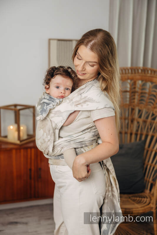 Lenny Lamb - WRAP-TAI carrier Toddler with hood/ jacquard twill / 100% cotton - JURASSIC PARK - ICE DESERT WRAP TAI JURASSIC PARK ICE DESERT