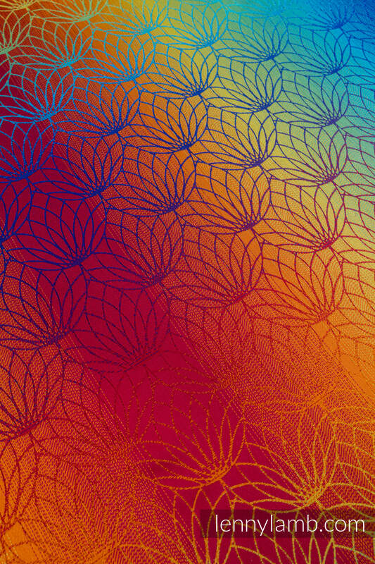 Lenny Lamb - Jacquard weave fabric RAINBOW LOTUS