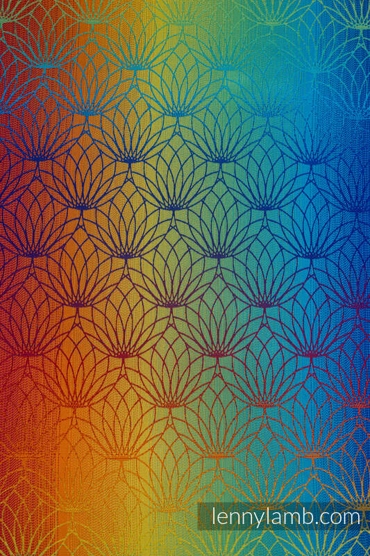 Lenny Lamb - Jacquard weave fabric RAINBOW LOTUS Lenny Lamb - Jacquard weave fabric RAINBOW LOTUS