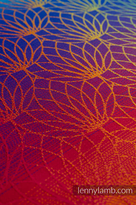 Lenny Lamb - Jacquard weave fabric RAINBOW LOTUS
