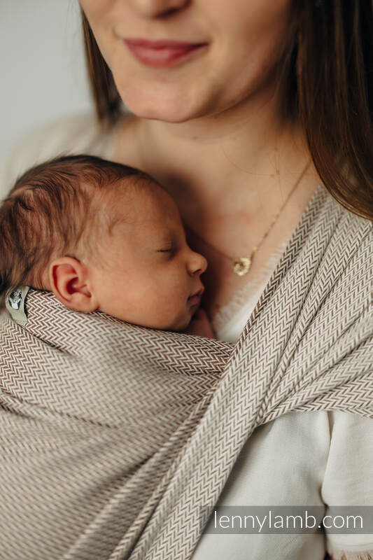 Lenny Lamb - Baby sling for babies with low birthweight ALMOND L