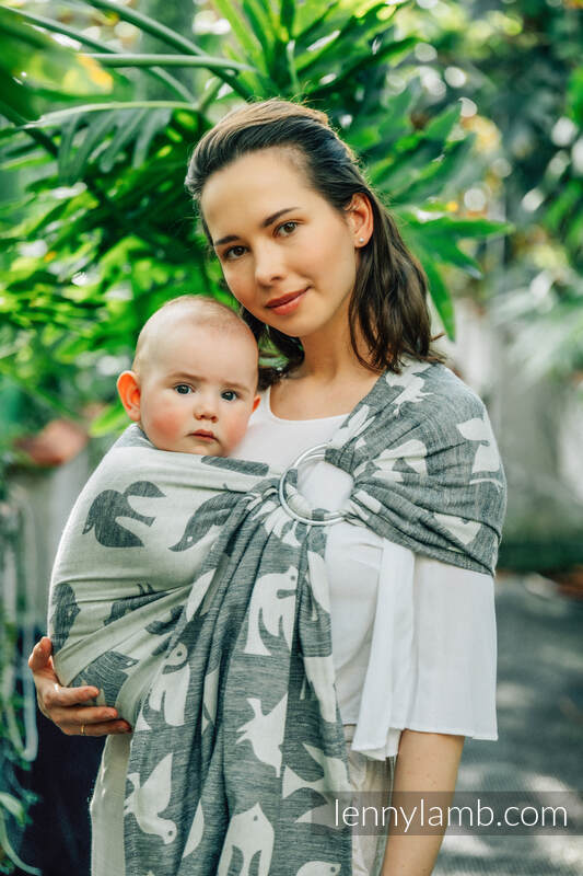Lenny Lamb - Ring Sling BIRDY WHITE NOISE