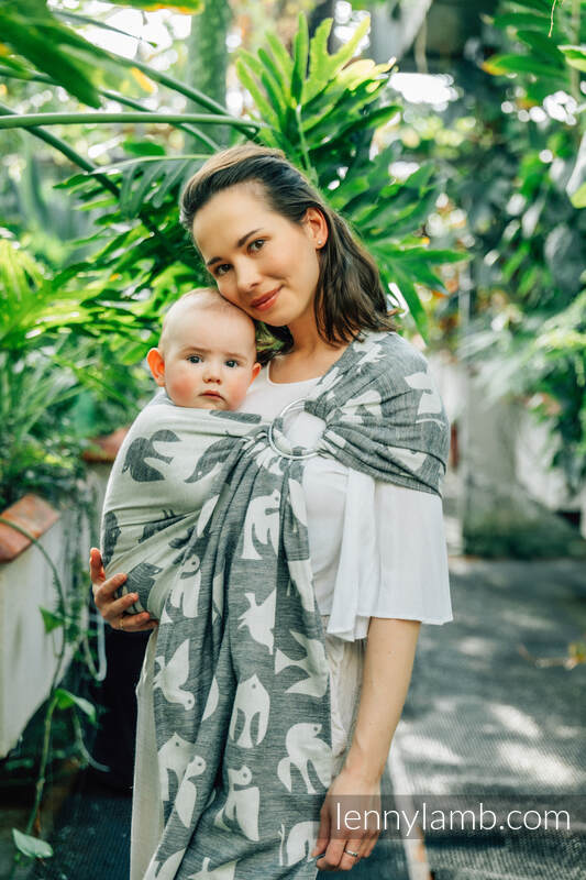Lenny Lamb - Ring Sling BIRDY WHITE NOISE