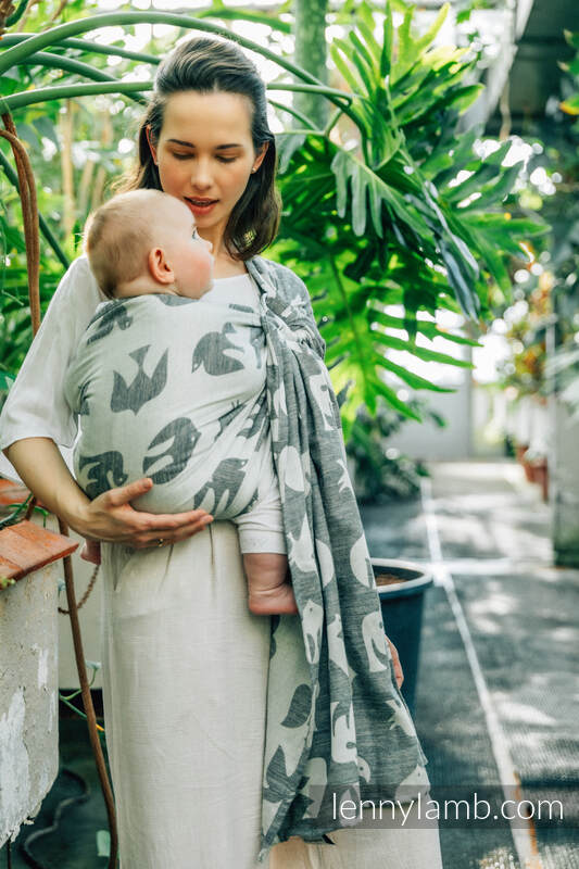 Lenny Lamb - Ring Sling BIRDY WHITE NOISE