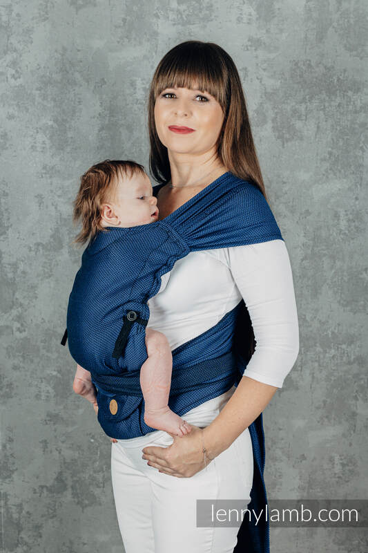 Lenny Lamb - My First Baby Carrier - LennyHybrid Half Buckle COBALT Lenny Lamb - My First Baby Carrier - LennyHybrid Half Buckle COBALT