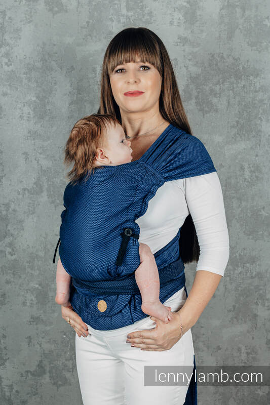 Lenny Lamb - My First Baby Carrier - LennyHybrid Half Buckle COBALT