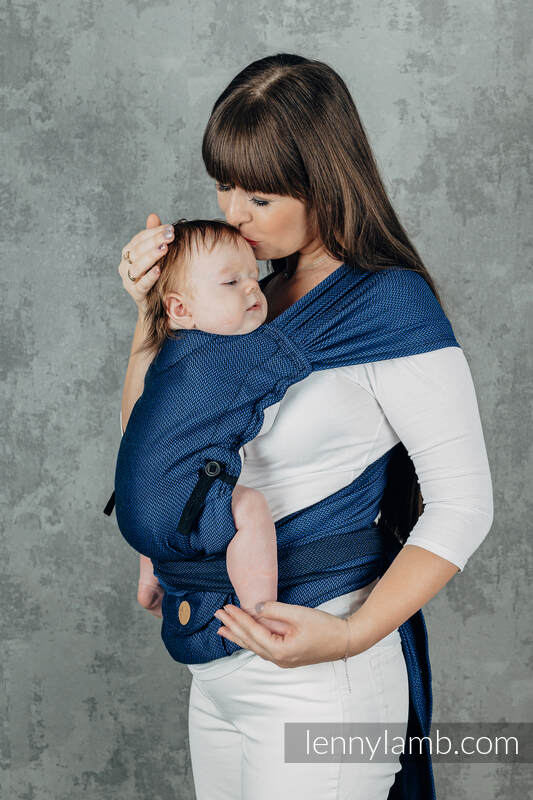 Lenny Lamb - My First Baby Carrier - LennyHybrid Half Buckle COBALT