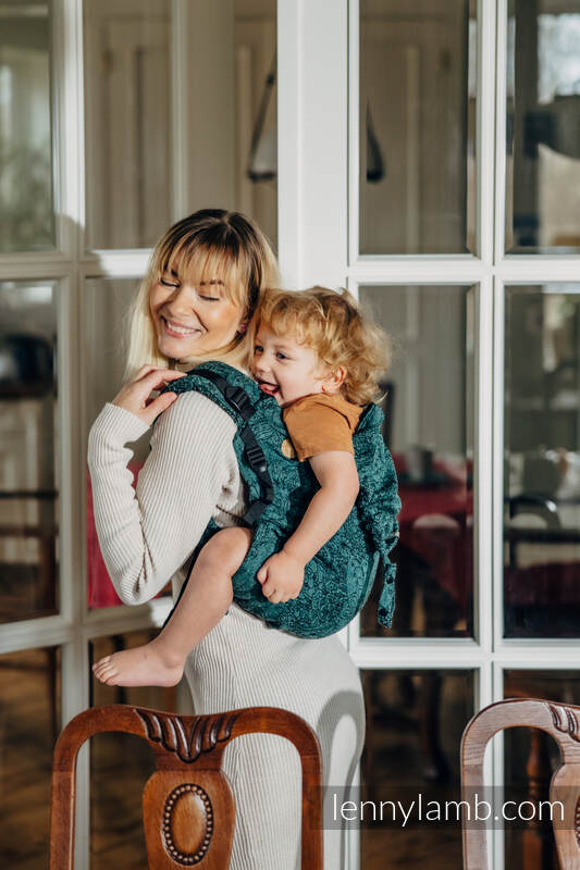 Lenny Lamb - Lenny Buckle Onbuhimo PRO baby carrier PRO WILD WINE IVY Lenny Lamb - Lenny Buckle Onbuhimo PRO baby carrier PRO WILD WINE IVY