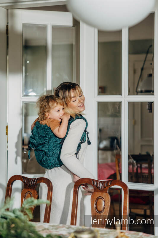Lenny Lamb - Lenny Buckle Onbuhimo PRO baby carrier PRO WILD WINE IVY