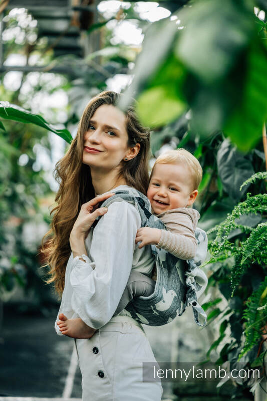 Lenny Lamb - Lenny Buckle Onbuhimo PRO baby carrier PRO BIRDY WHITE NOISE Lenny Lamb - Lenny Buckle Onbuhimo PRO baby carrier PRO BIRDY WHITE NOISE