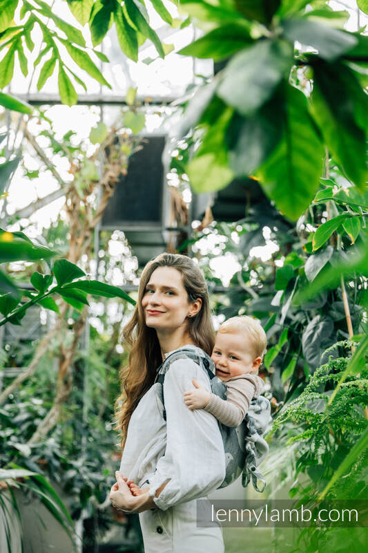 Lenny Lamb - Lenny Buckle Onbuhimo PRO baby carrier PRO BIRDY WHITE NOISE