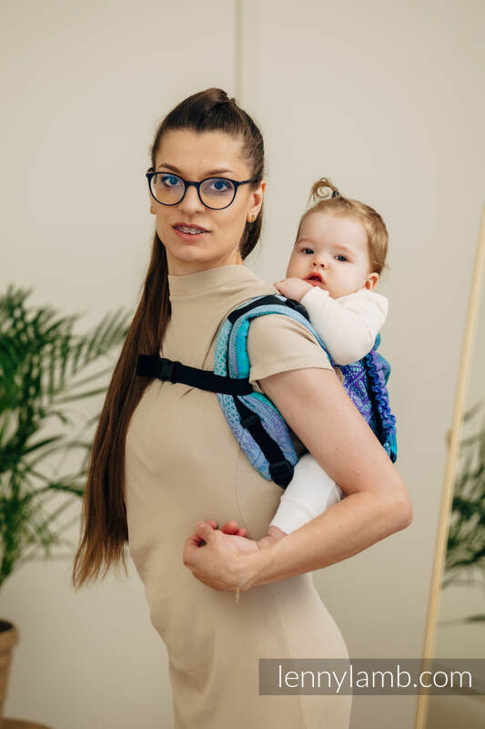 Lenny Lamb - Lenny Buckle Onbuhimo PRO baby carrier PRO PEACOCK S TAIL FANTASY