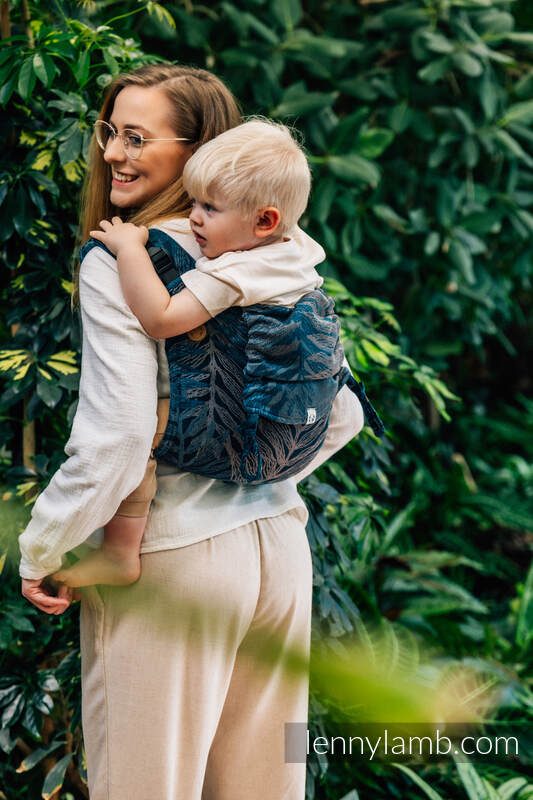 Lenny Lamb - Lenny Buckle Onbuhimo PRO baby carrier PRO TENCEL RAINFOREST NOCTURNAL