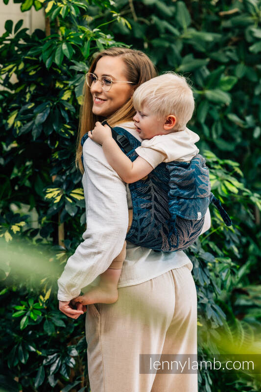 Lenny Lamb - Lenny Buckle Onbuhimo PRO baby carrier PRO TENCEL RAINFOREST NOCTURNAL