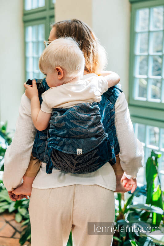 Lenny Lamb - Lenny Buckle Onbuhimo PRO baby carrier PRO TENCEL RAINFOREST NOCTURNAL