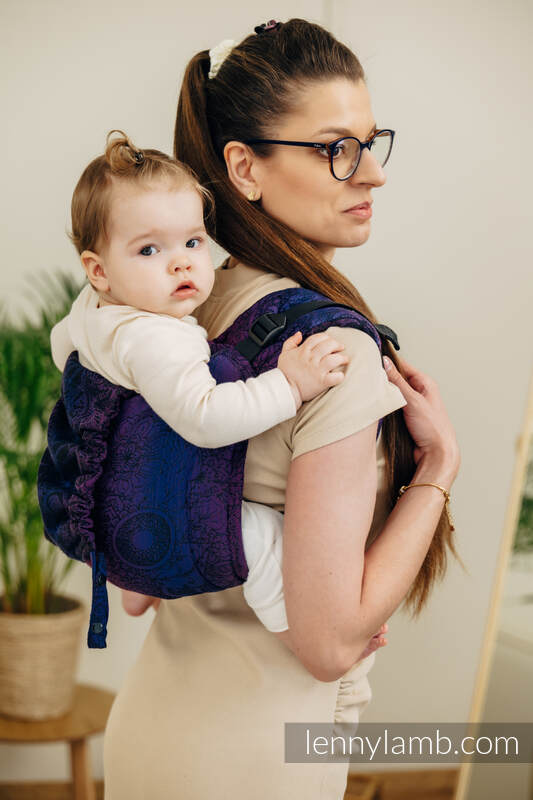 Lenny Lamb - Lenny Buckle Onbuhimo PRO baby carrier PRO WILD WINE BOUQUET Lenny Lamb - Lenny Buckle Onbuhimo PRO baby carrier PRO WILD WINE BOUQUET