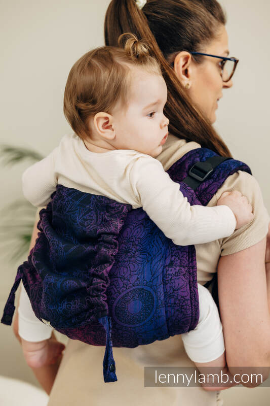 Lenny Lamb - Lenny Buckle Onbuhimo PRO baby carrier PRO WILD WINE BOUQUET