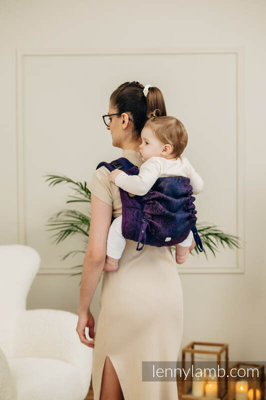Lenny Lamb - Lenny Buckle Onbuhimo PRO baby carrier PRO WILD WINE BOUQUET