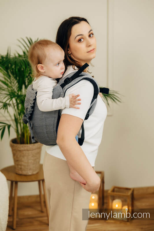 Lenny Lamb - Lenny Buckle Onbuhimo PRO baby carrier PRO LITTLE HERRINGBONE OMBRE GREY Lenny Lamb - Lenny Buckle Onbuhimo PRO baby carrier PRO LITTLE HERRINGBONE OMBRE GREY
