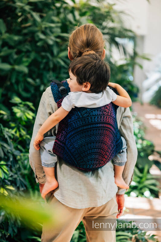 Lenny Lamb - Lenny Buckle Onbuhimo PRO baby carrier PRO PEACOCK S TAIL BLACK OPAL