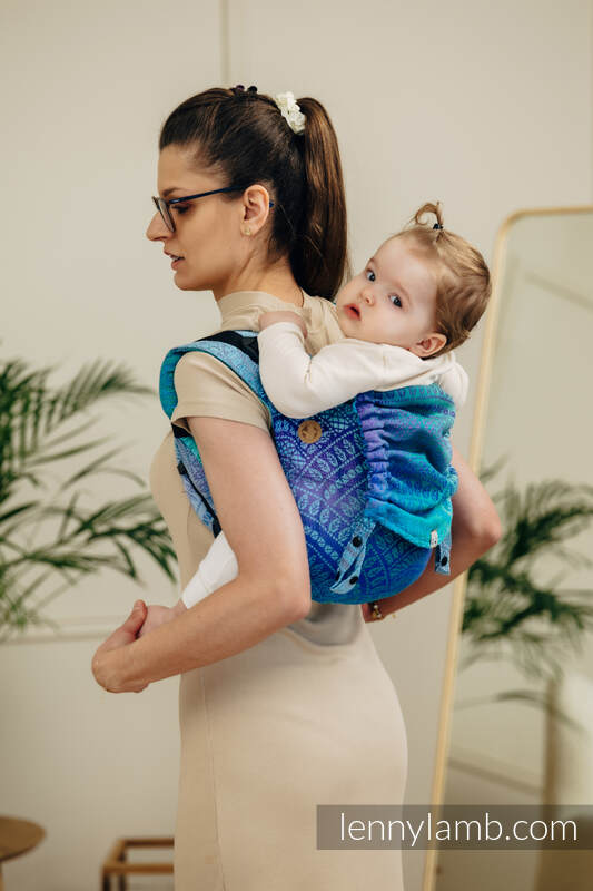 Lenny Lamb - Lenny Buckle Onbuhimo PRO baby carrier PRO PEACOCK S TAIL FANTASY