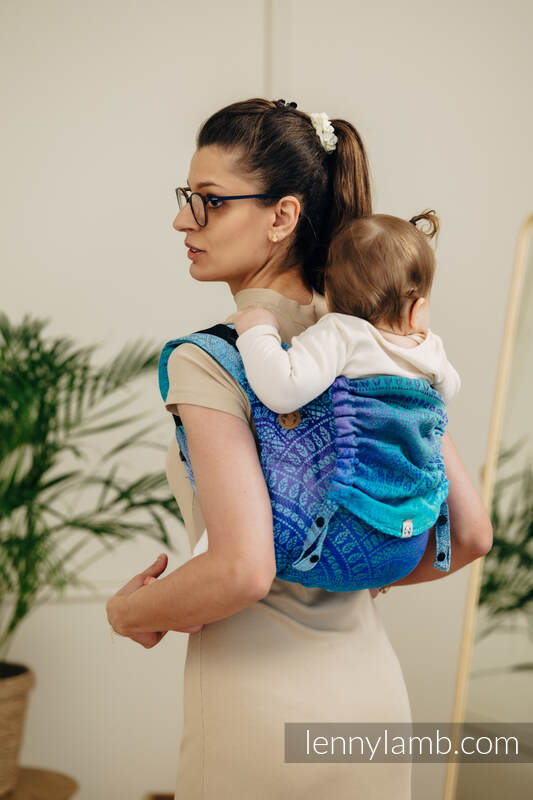 Lenny Lamb - Lenny Buckle Onbuhimo PRO baby carrier PRO PEACOCK S TAIL FANTASY