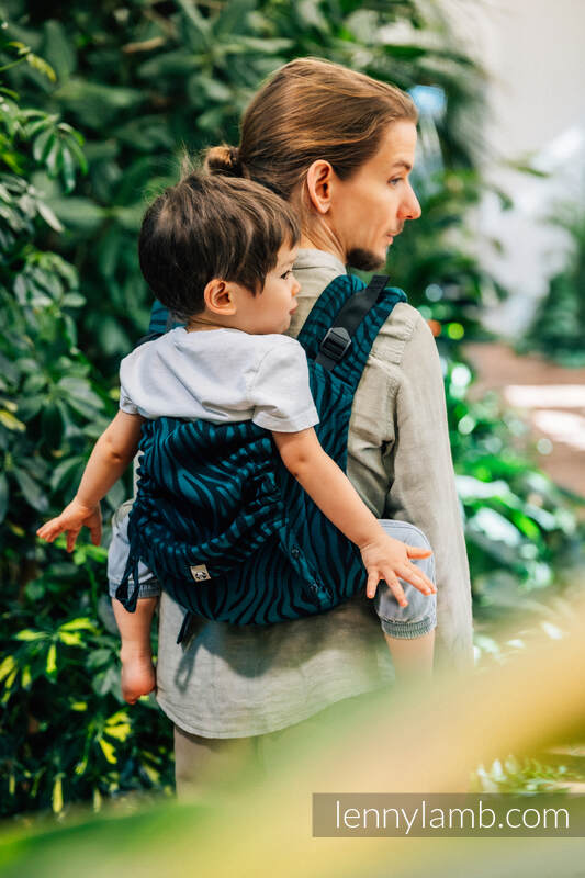 Lenny Lamb - Lenny Buckle Onbuhimo PRO baby carrier PRO ZEBRA SAVANNA