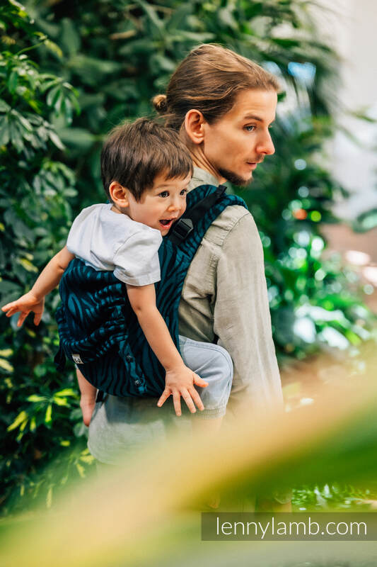 Lenny Lamb - Lenny Buckle Onbuhimo PRO baby carrier PRO ZEBRA SAVANNA