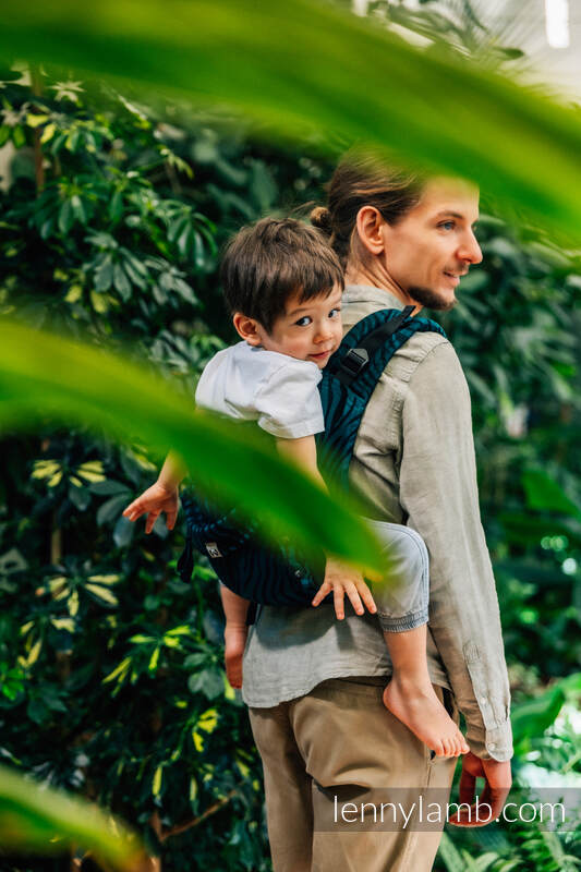 Lenny Lamb - Lenny Buckle Onbuhimo PRO baby carrier PRO ZEBRA SAVANNA
