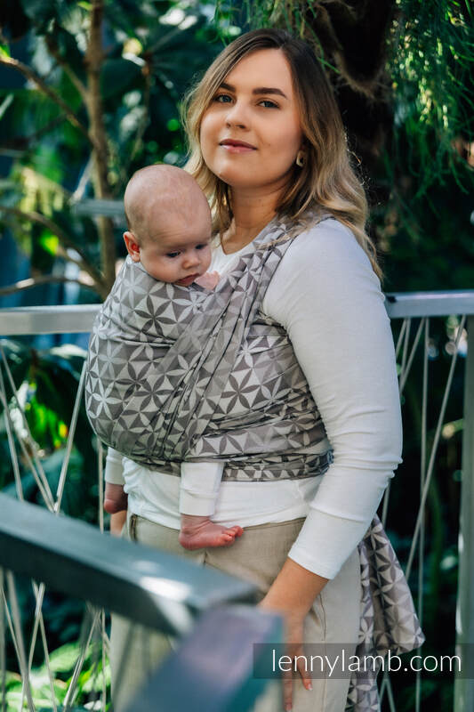 Lenny Lamb - Тъкан слинг-шал TENCEL HEXAFLOWERS MIRROR M B