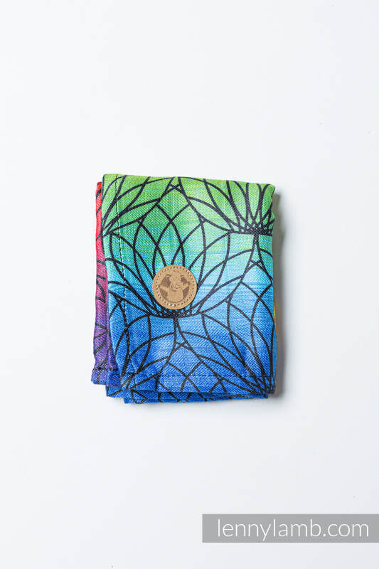 Lenny Lamb - Muslin Square - RAINBOW LOTUS (grade B) RAINBOW LOTUS B