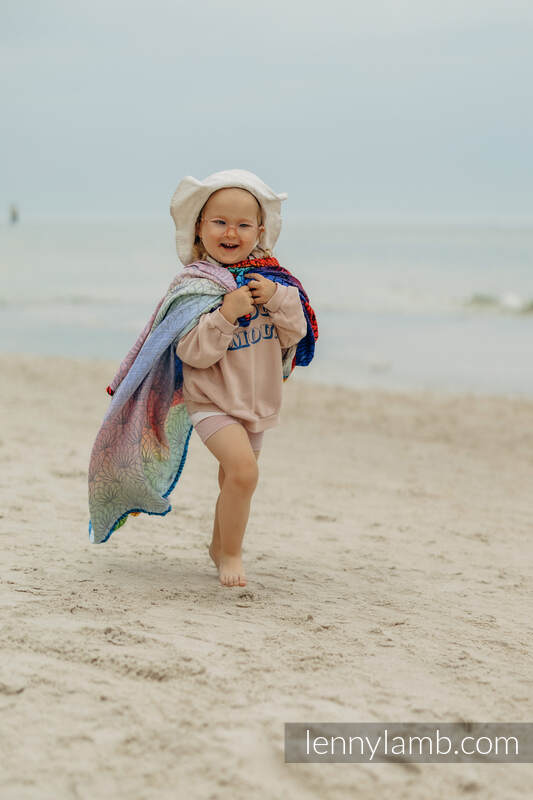 Lenny Lamb - Swaddle Blanket Maxi - RAINBOW LOTUS (grade B) RAINBOW LOTUS B