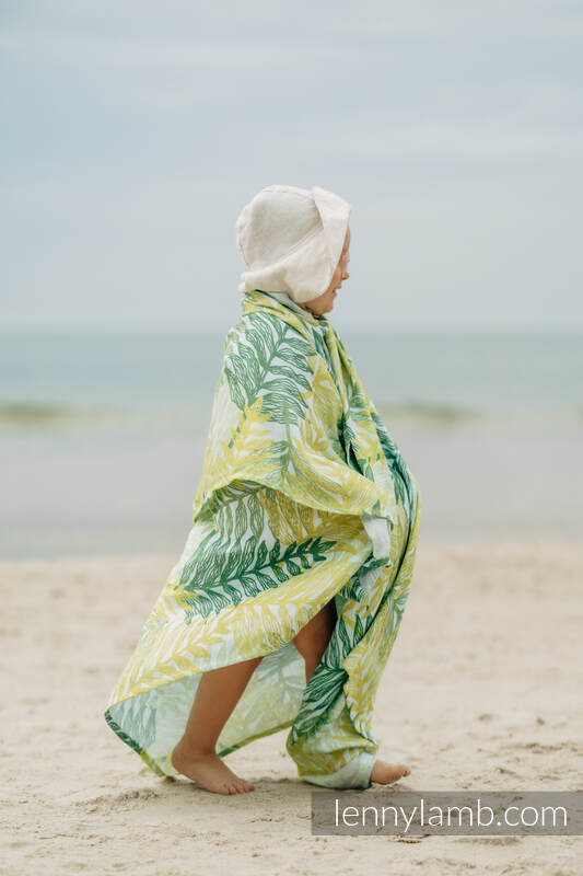 Lenny Lamb - Swaddle Blanket Maxi - RAINFOREST - LIME RAINFOREST LIME