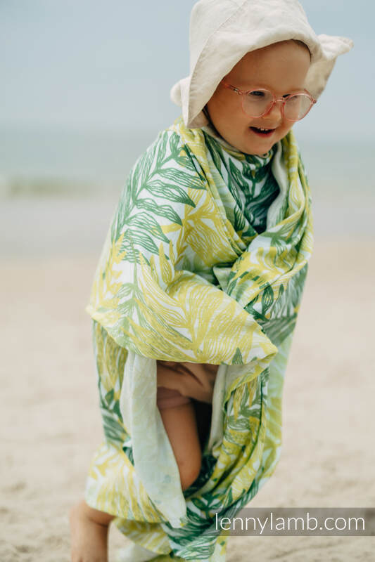 Lenny Lamb - Swaddle Blanket Maxi - RAINFOREST - LIME RAINFOREST LIME