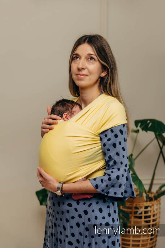 Lenny Lamb - Stretchy/Elastic Baby Sling - Sunbeam - standard size 5.0 m 