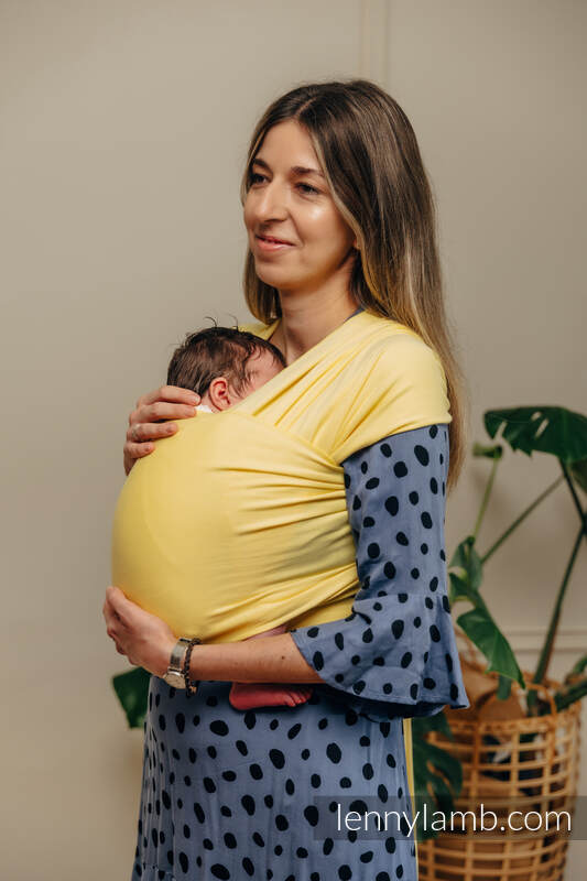 Lenny Lamb - Stretchy/Elastic Baby Sling - Sunbeam - standard size 5.0 m 