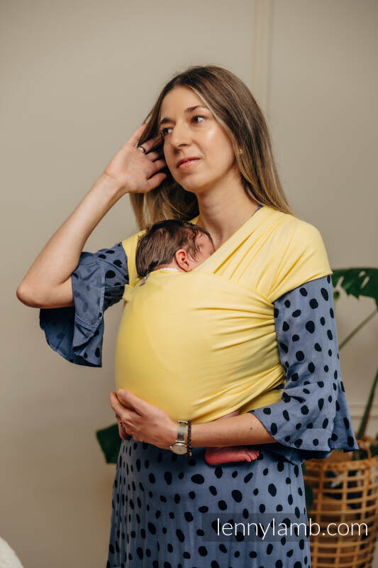Lenny Lamb - Stretchy/Elastic Baby Sling - Sunbeam - standard size 5.0 m 