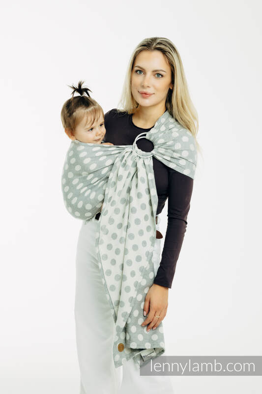 Lenny Lamb - Ring Sling POLKA DOTS PLOP
