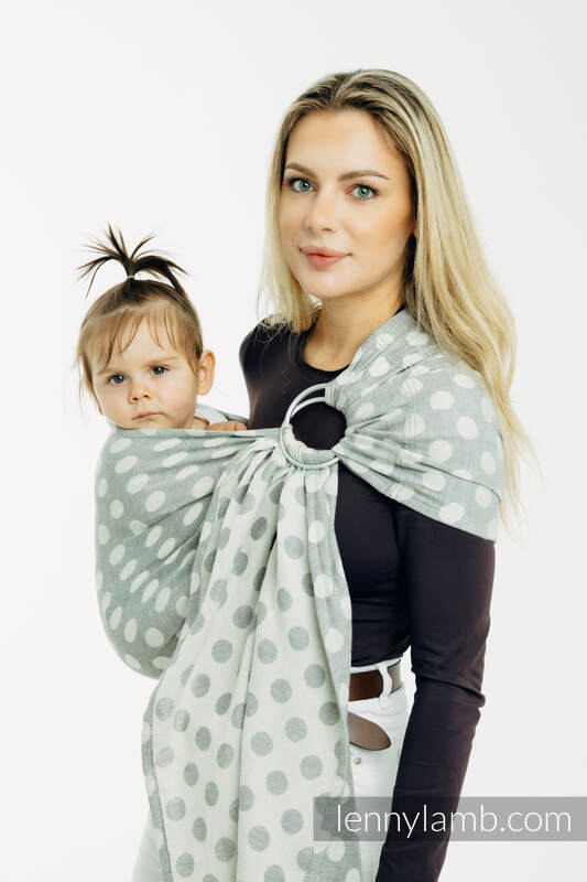 Lenny Lamb - Ring Sling POLKA DOTS PLOP