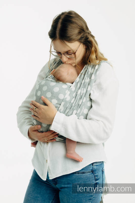 Lenny Lamb - Тъкан слинг-шал POLKA DOTS PLOP L