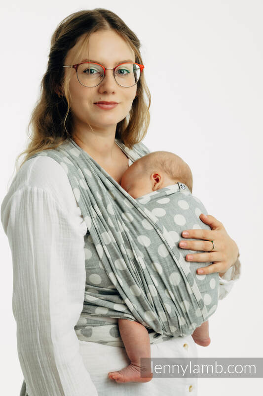 Lenny Lamb - Тъкан слинг-шал POLKA DOTS PLOP M