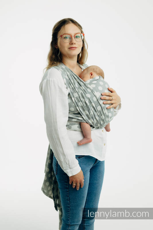 Lenny Lamb - Тъкан слинг-шал POLKA DOTS PLOP M B