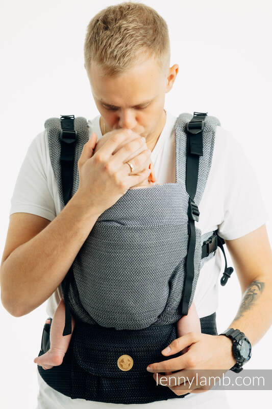Lenny Lamb - LennyUpGrade PRO Carrier PRO LITTLE HERRINGBONE OMBRE GREY