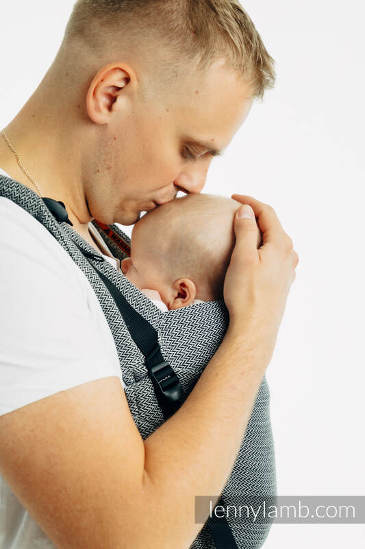 Lenny Lamb - LennyUpGrade PRO Carrier PRO LITTLE HERRINGBONE OMBRE GREY