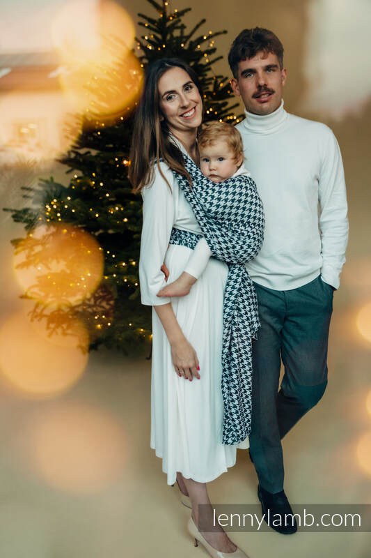 Lenny Lamb - Тъкан слинг-шал PATA DE GALLO PIXELS XL