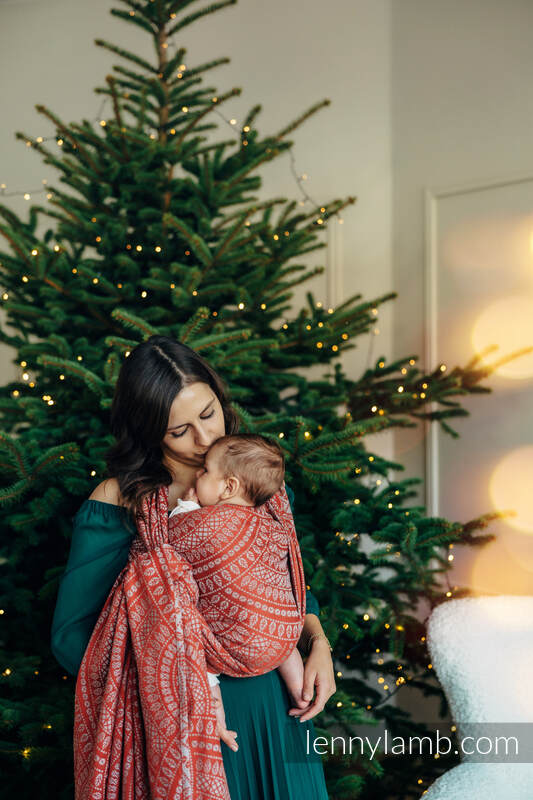 Lenny Lamb - Тъкан слинг-шал PEACOCK S TAIL HOLIDAY XL