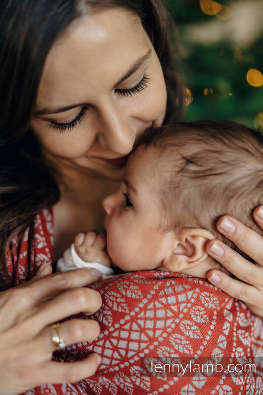 Lenny Lamb - Тъкан слинг-шал PEACOCK S TAIL HOLIDAY XS