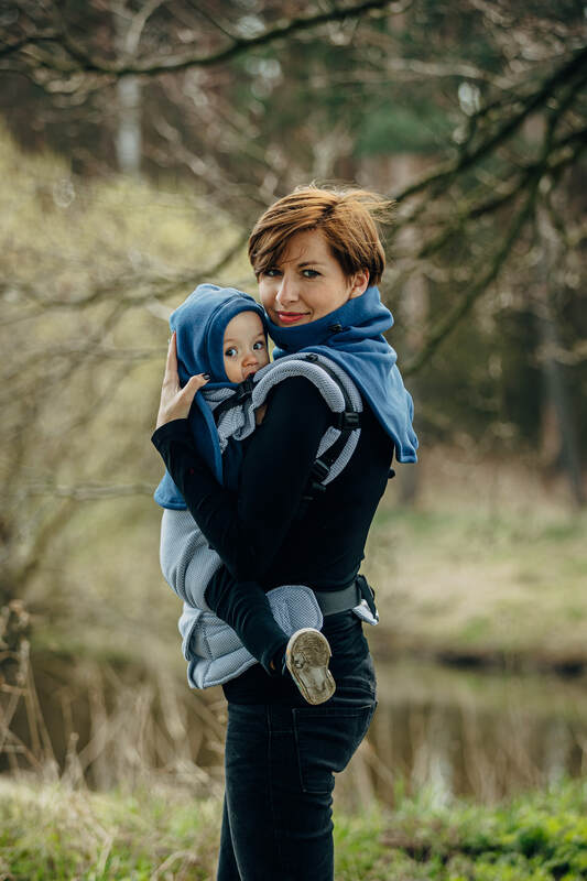 Lenny Lamb - Turtleneck for a child and mom (fleece) - Blue (grade B) B