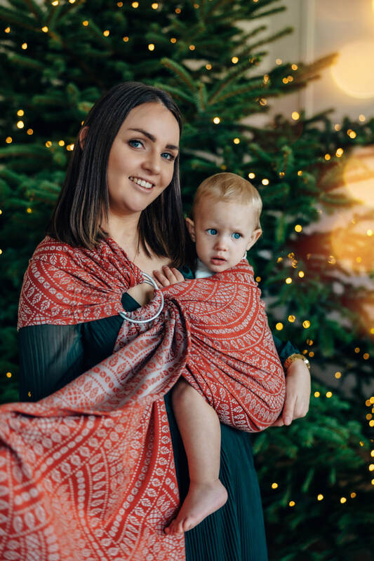Lenny Lamb - Ring Sling PEACOCK S TAIL HOLIDAY B